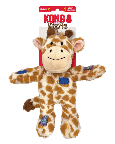 KONG Wild Knots Dog Toy Giraffe 1ea/MD/LG