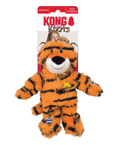 KONG Wild Knots Dog Toy Tiger 1ea/SM/MD