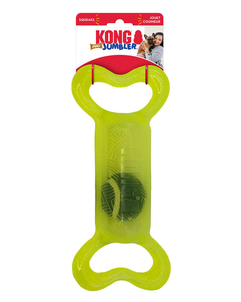 KONG Jumbler Tug Dog Toy Assorted 1ea/MD/LG