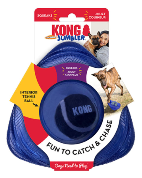 KONG Jumbler Flinger Dog Toy Assorted 1ea/SM/MD