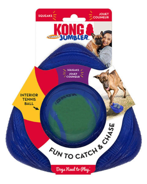 KONG Jumbler Flinger Dog Toy Assorted 1ea/MD/LG