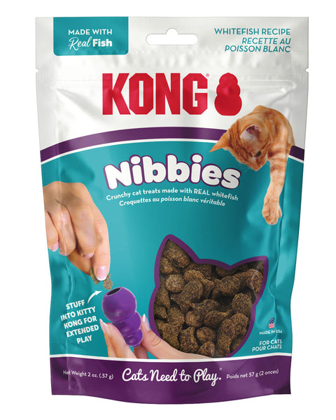 KONG Nibbies Cat Treats Whitefish 1ea/2 oz