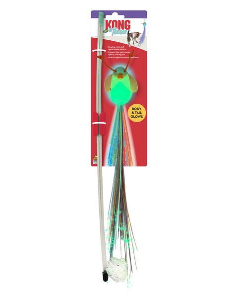 KONG Teaser Glow Firefly Cat Toy 1ea/One Size