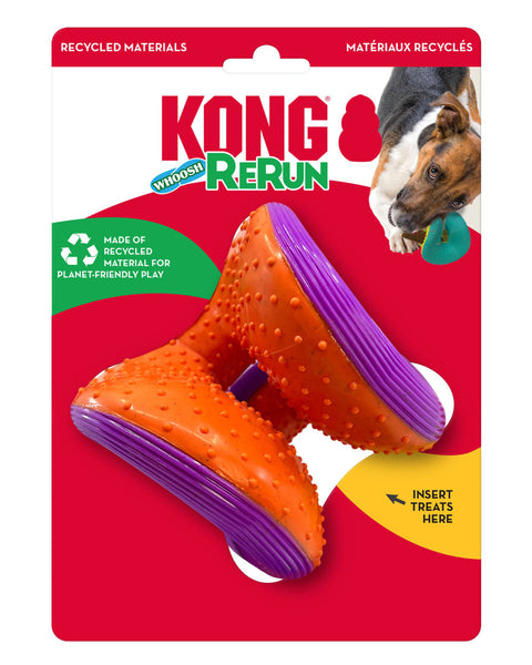 KONG Rerun Whoosh Ball Dog Toy Assorted 1ea/MD/LG