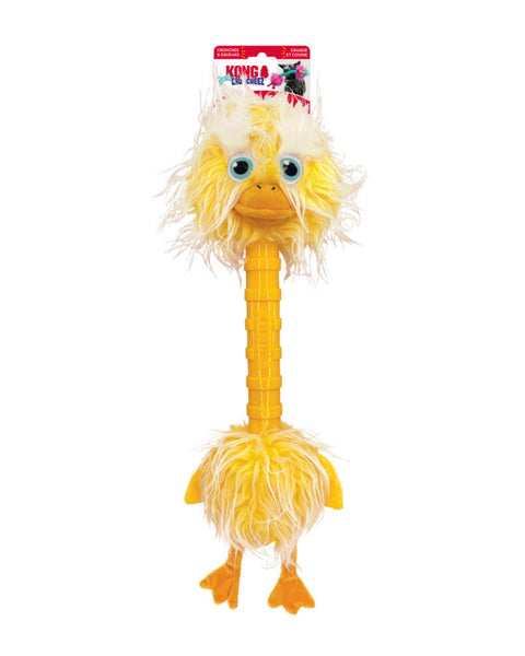 KONG Cruncheez Stretch Birds Dog Toy Assorted, 1ea/XL