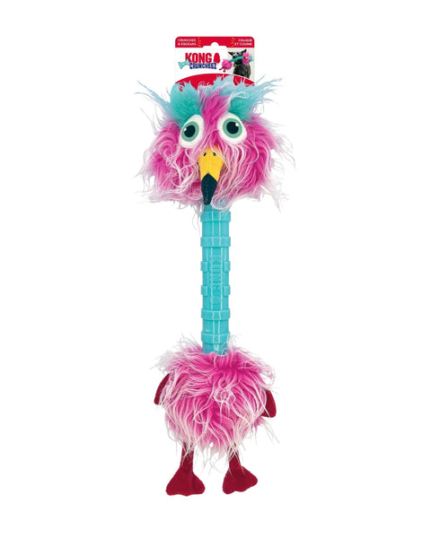 KONG Cruncheez Stretch Birds Dog Toy Assorted, 1ea/XL