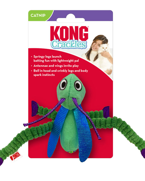 KONG Crackles Grasshopper Cat Toy 1ea/One Size