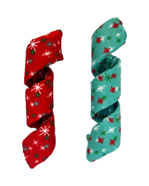 KONG Holiday Cat Active Curlz Cat Toy 1ea/2 pk