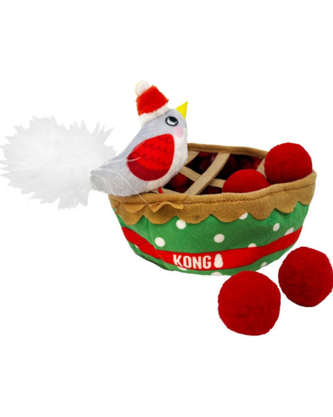 KONG Holiday Puzzlements Pie Cat Toy 1ea/One Size