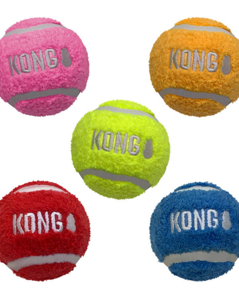 KONG Sport Softies Balls Dog Toy Assorted, 1ea/MD, Bulk