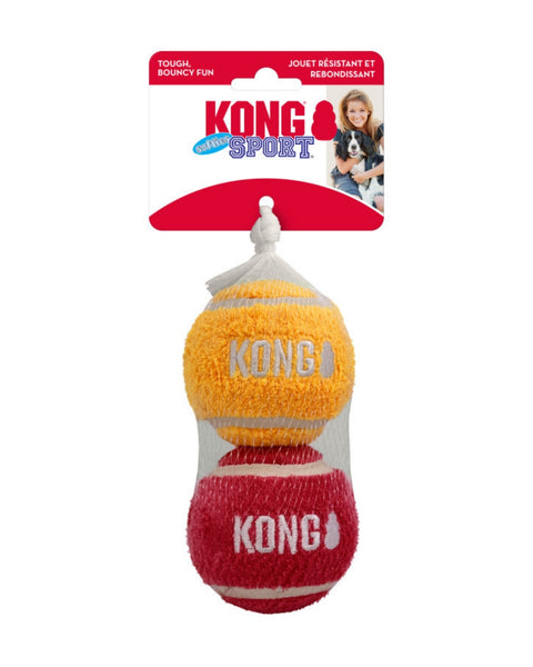 KONG Sport Softies Balls Dog Toy Assorted, 1ea/LG, 2Pc
