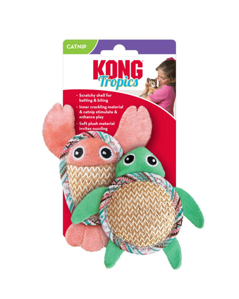 Kong Tropics Catnip Pals Cat Toy 1ea/2 Pk