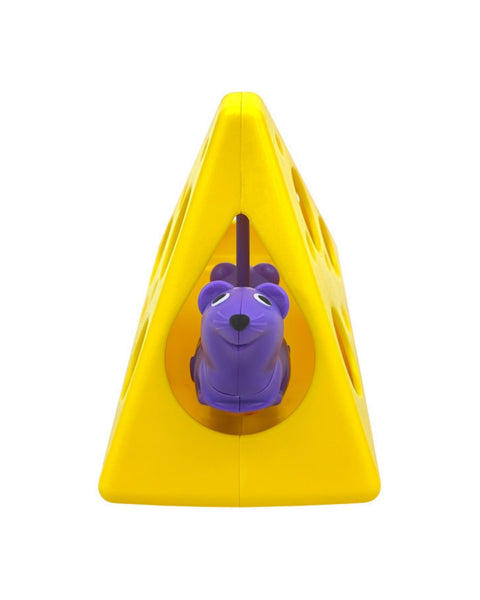 KONG Rewards Rocker Cheese Treat Dispenser Cat Toy 1ea/One Size