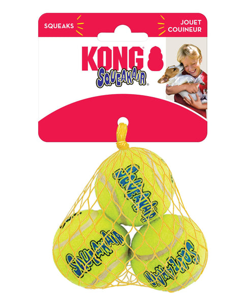 KONG Air Dog Squeaker Tennis Ball Dog Toy 1ea/3 pk, SM