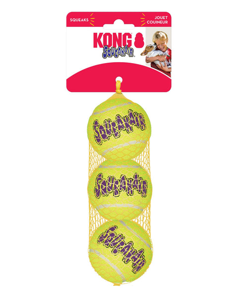 KONG Air Dog Squeaker Tennis Ball Dog Toy 1ea/3 pk, MD