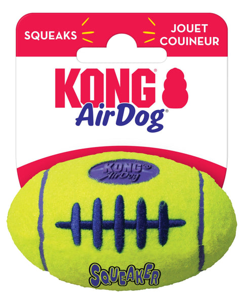 KONG Air Dog Squeaker Football Dog Toy 1ea/SM