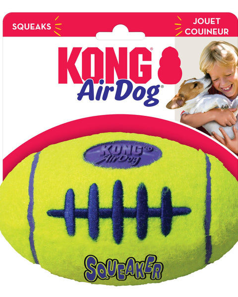 KONG Air Dog Squeaker Football Dog Toy 1ea/LG