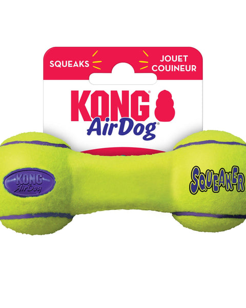 KONG Air Dog Squeaker Dumbbell Dog Toy 1ea/SM