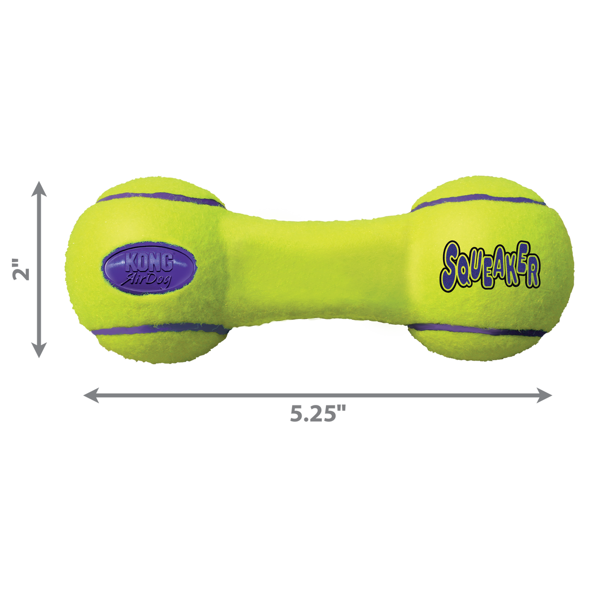 KONG Air Dog Squeaker Dumbbell Dog Toy 1ea/SM