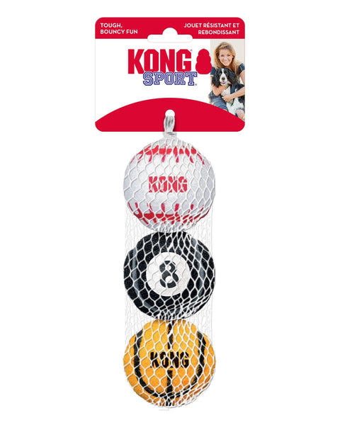 KONG Sport Balls Dog Toy Assorted 1ea/3 pk, MD