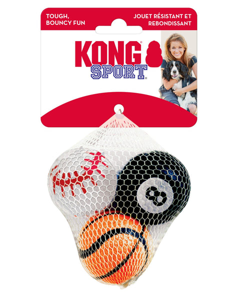 KONG Sport Balls Dog Toy Assorted 1ea/3 pk, SM