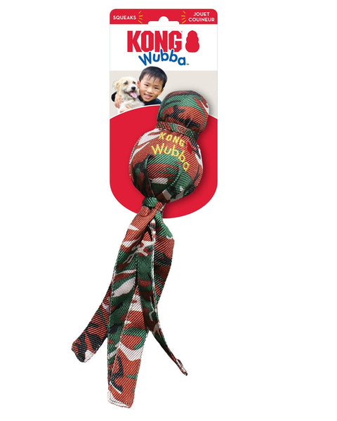 KONG Camo Wubba Dog Toy Assorted 1ea/LG