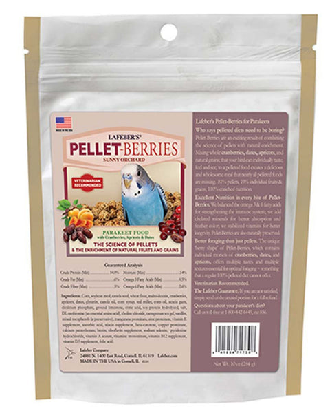 Lafeber Company Pellet-Berries Sunny Orchard Parakeet Food 1ea/10 oz