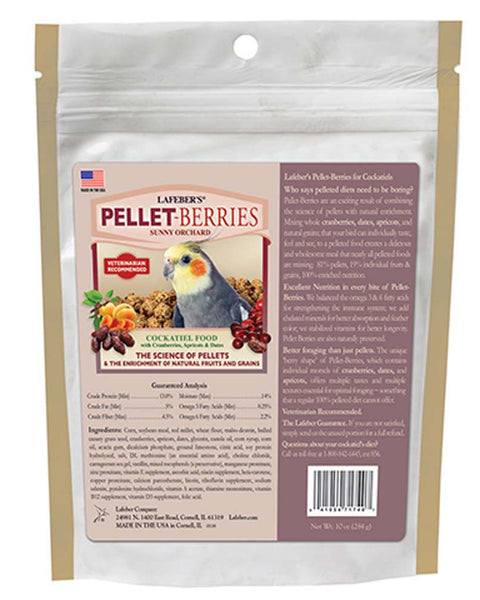 Lafeber Company Pellet-Berries Sunny Orchard Cockatiel Food 1ea/10 oz