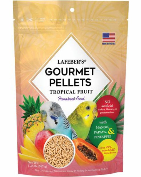 Lafeber Company Tropical Fruit Gourmet Pellets Parakeet Bird Food 1ea/1.25 lb