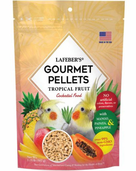 Lafeber Company Tropical Fruit Gourmet Pellets Cockatiel Bird Food 1ea/1.25 lb