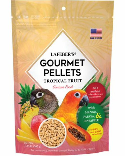 Lafeber Company Tropical Fruit Gourmet Pellets Conure Bird Food 1ea/1.25 lb