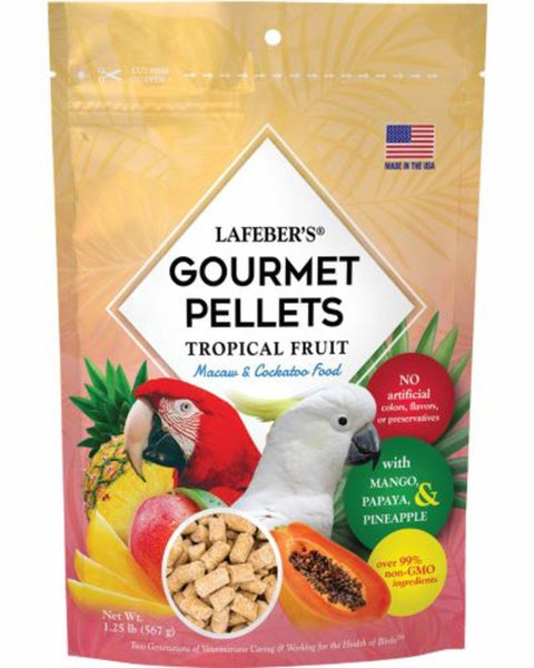 Lafeber Company Tropical Fruit Gourmet Pellets Macaw Bird Food 1ea/1.25 lb