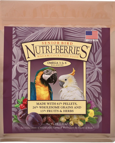 Lafeber Company Senior Bird Nutri-Berries Macaw & Cockatoo Food 1ea/10 oz