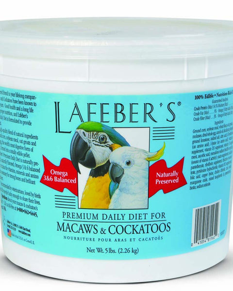 Lafeber Company Premium Daily Pellets for Macaws and Cockatoos 1ea/5 lb