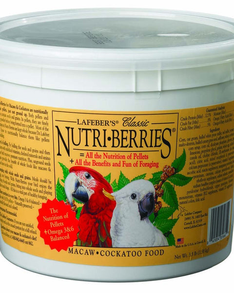 Lafeber Company Classic Nutri-Berries Macaw & Cockatoo Food 1ea/3.5 lb