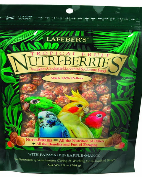 Lafeber Company Tropical Fruit Nutri-Berries Cockatiel Food 1ea/10 oz