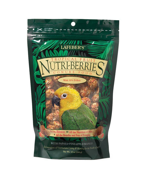 Lafeber Company Tropical Fruit Nutri-Berries Conure Bird Food 1ea/10 oz