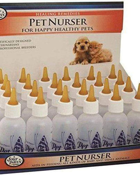 Four Paws Healthy Promise Pet Nurser Bottles Display Case 24 Count 1ea/2 oz