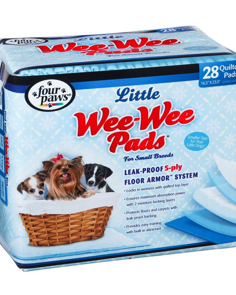 Four Paws Four Paws Wee-Wee Superior Performance Little Dog Pee Pads 1ea/28 ct