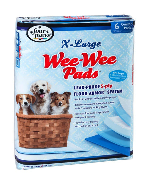Four Paws Four Paws Wee-Wee Superior Performance X-Large Dog Pee Pads 1ea/6 ct