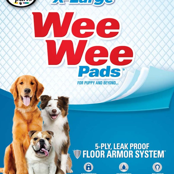 Four Paws Four Paws Wee-Wee Superior Performance X-Large Dog Pee Pads 21 Count 1ea/XL 28 in X 34 in