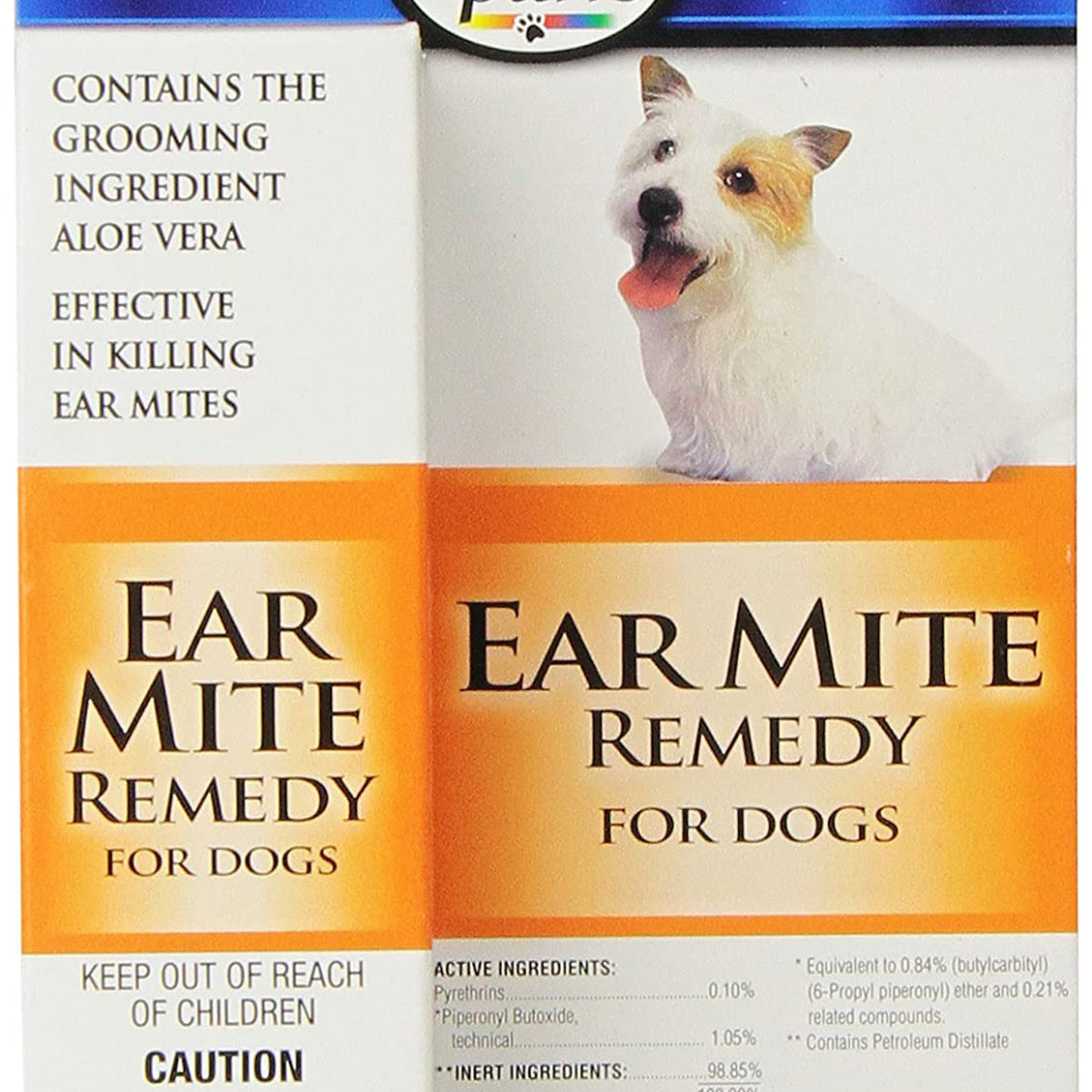 Four Paws Aloe Ear Mite Treatment 1ea/3/4 oz