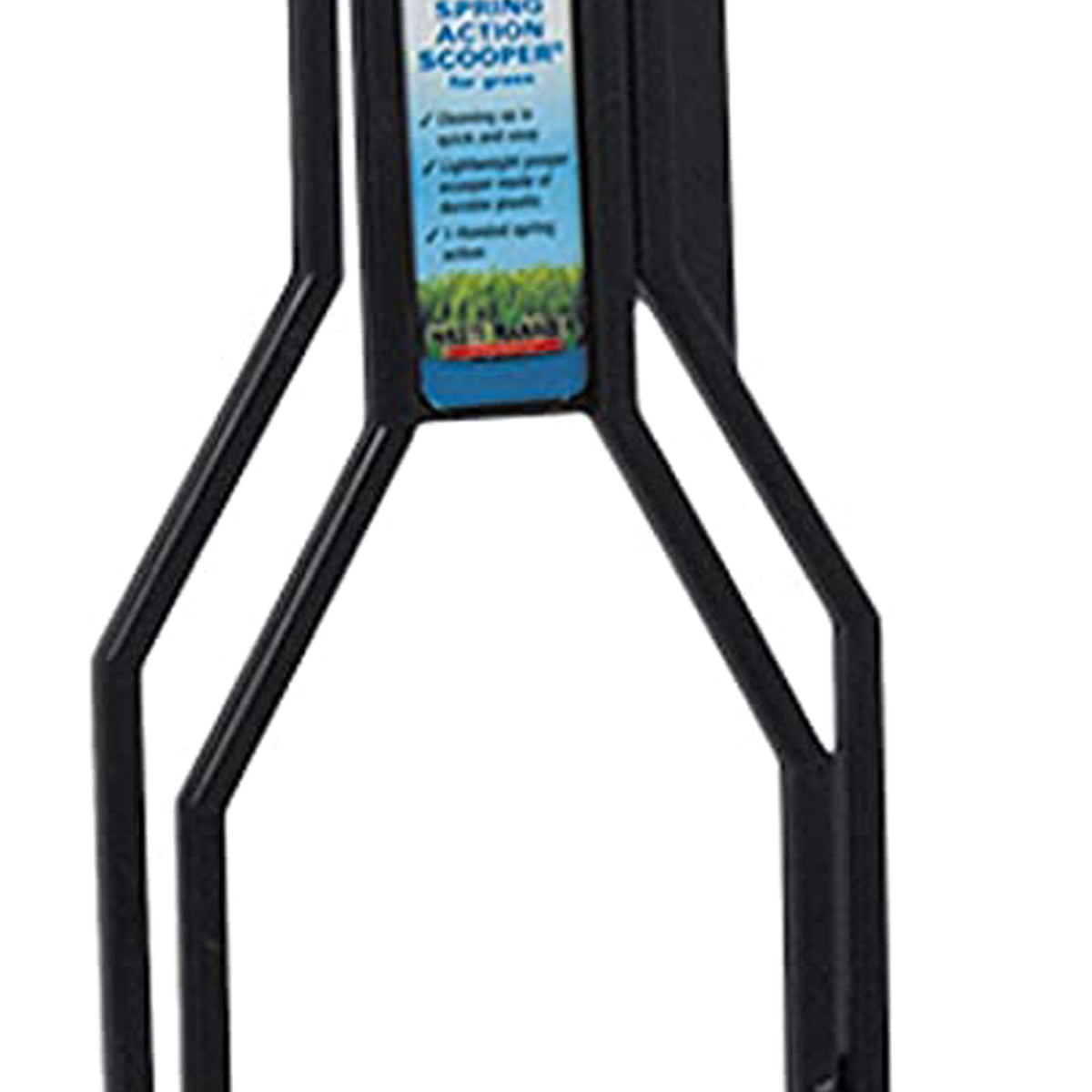 Four Paws Allen's Spring Action Dog Scooper For Hard Surfaces Hard Surfaces Black 1ea/5.13 in X 5.5 in X 24.75 in