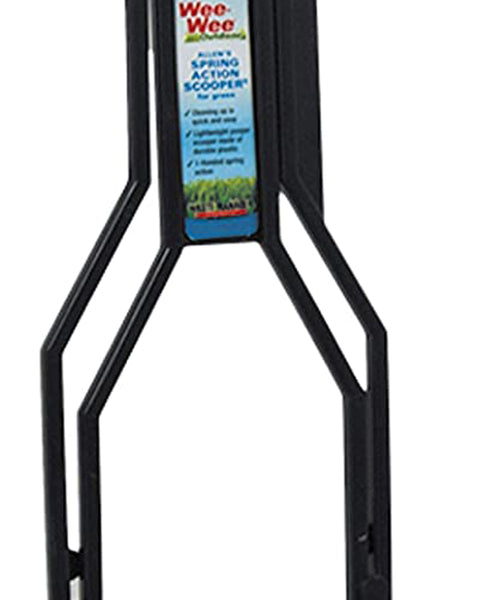 Four Paws Allen's Spring Action Dog Scooper For Hard Surfaces Hard Surfaces Black 1ea/5.13 in X 5.5 in X 24.75 in