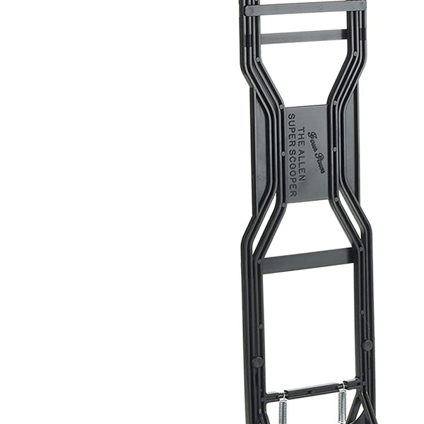 Four Paws Allen's Super Dog Scooper For Grass Plain Hard Surfaces Black 1ea/6 in X 6.38 in X 29 in