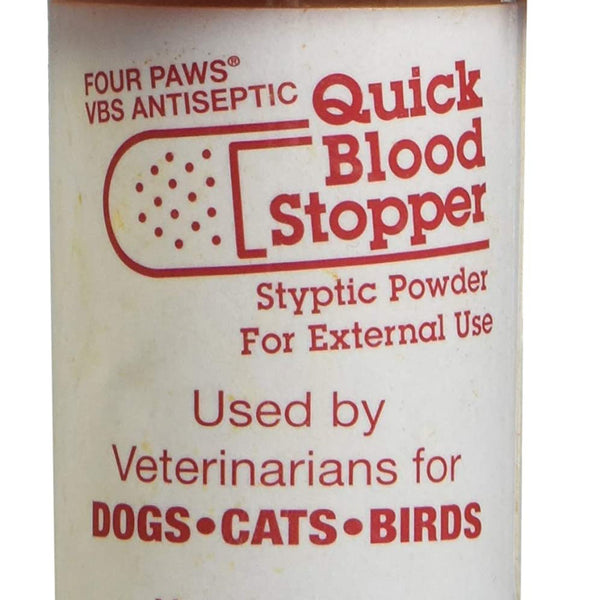 Four Paws Antiseptic Pet Blood Stopper Powder for Dogs, Cats, and Birds 1ea/0.5 oz