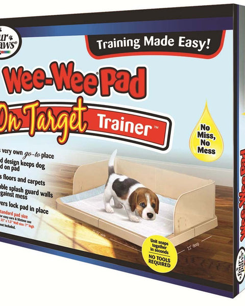 Four Paws Wee-Wee Pad On Target Trainer Dog And Puppy Training Tray