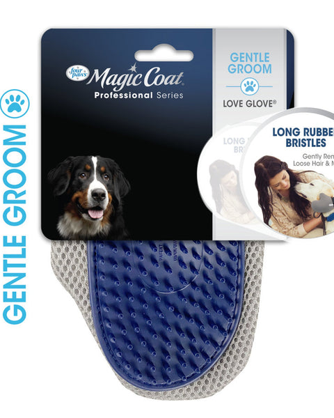 Four Paws Magic Coat Professional Series Love Glove Dog Grooming Mitt Grooming Mit 1ea/One Size