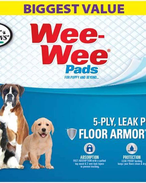 Four Paws Four Paws Wee-Wee Superior Performance Dog Pee Pads 1ea/200 ct, 22 in X 23 in