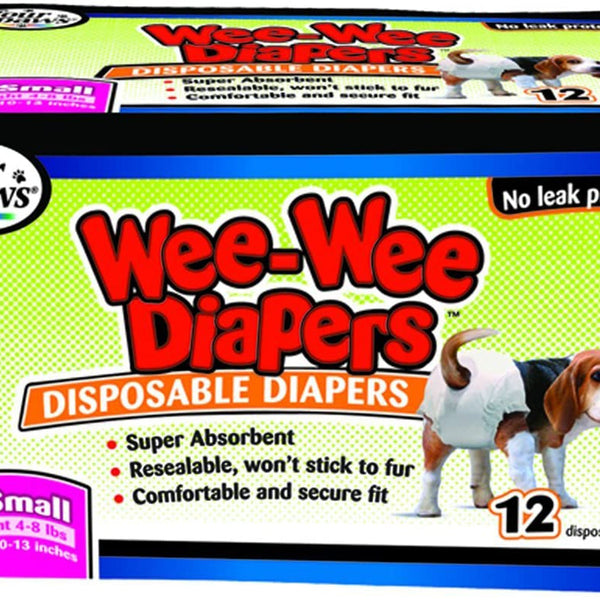 Four Paws Wee-Wee Disposable Dog Diapers Diaper 1ea/XS (12 ct)